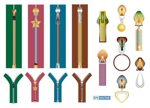 设置现实拉链的衣服隔离图片下载