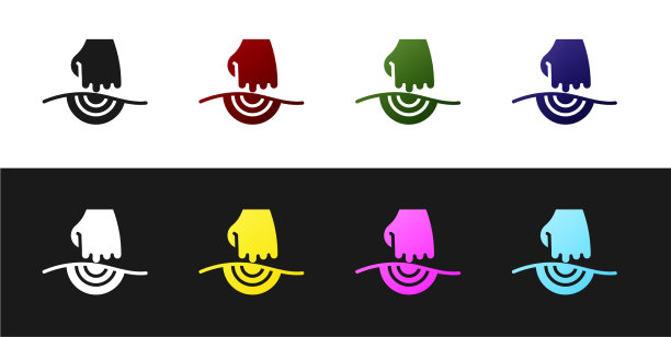 设置按摩图标隔离黑白图片下载