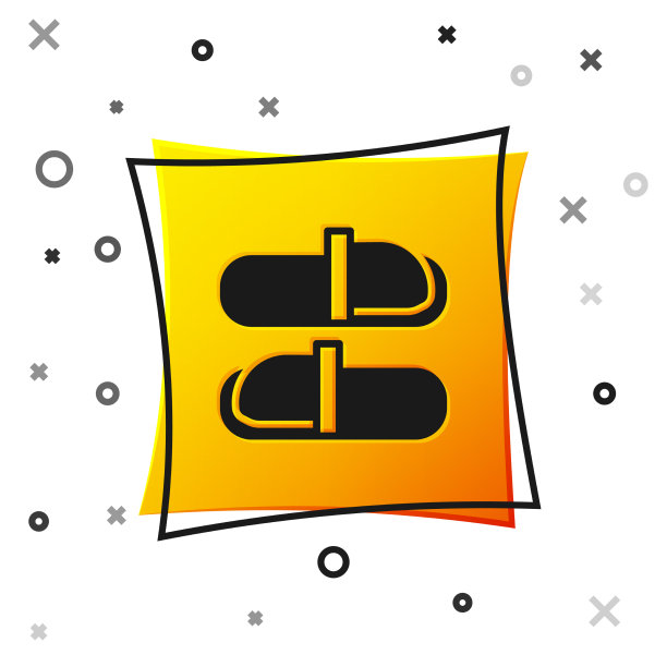 黑色桑拿拖鞋图标隔离在白色图片下载