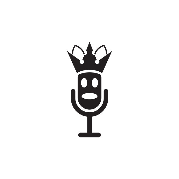 麦克播客logo设计模板图片下载