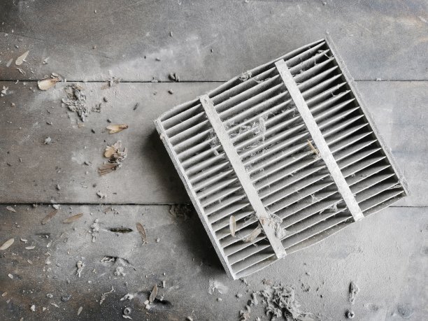 肮脏的汽车空气过滤器等待清洗图片下载