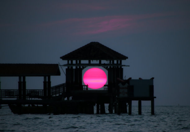 完美的陷害日落图片下载