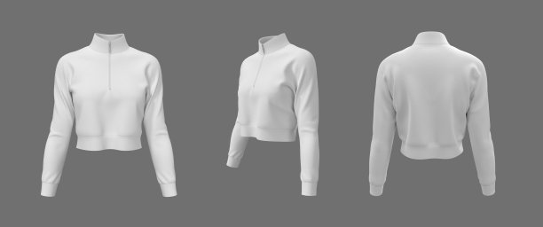 空白短夹克模型图片下载