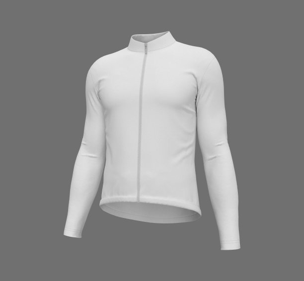 空白的自行车运动衫模型在前面，侧面和后面图片下载