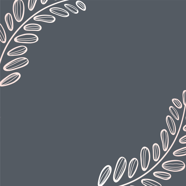 叶框卡片设计图片下载