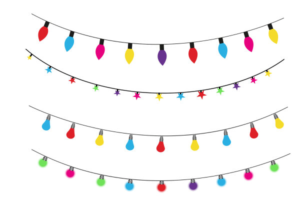 发光的灯，花环装饰led霓虹灯图片下载