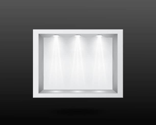 透明的白色容器与玻璃图片下载