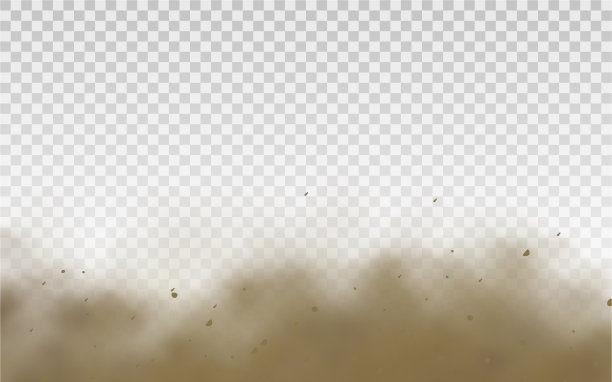 飞沙棕尘云风沙暴图片下载