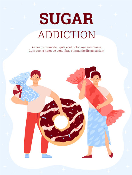 快乐的年轻人与糖上瘾持有图片下载
