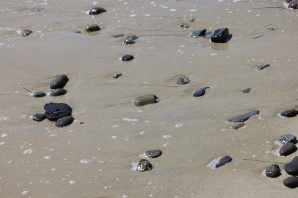 海滩上的卵石图片下载