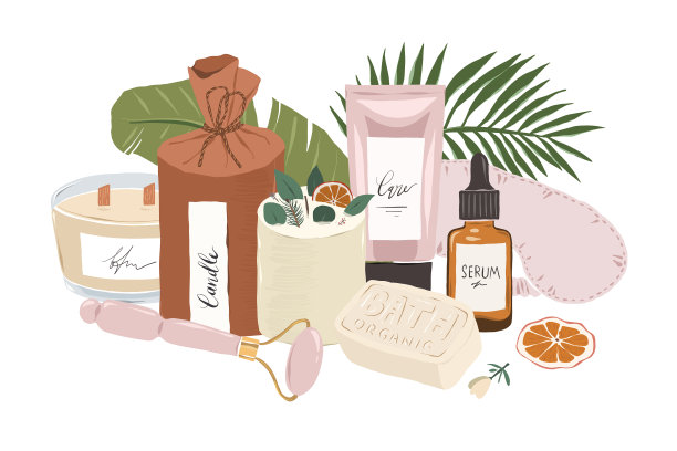 护肤产品成分美容治疗图片下载