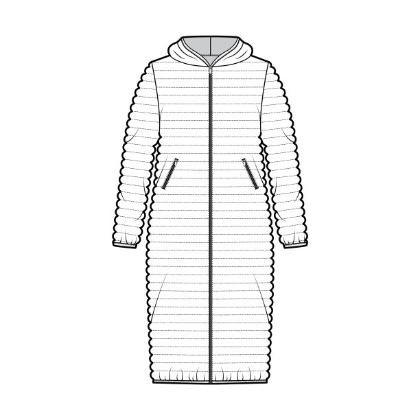 连帽夹克羽绒服外套技术时尚图片下载