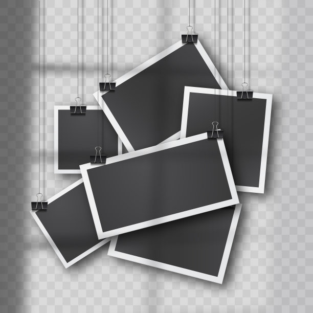 挂照片设置在复古风格的软图片下载