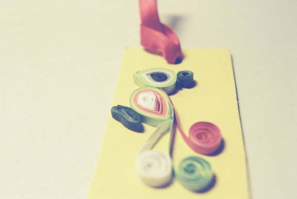 手工制作的书签图片下载