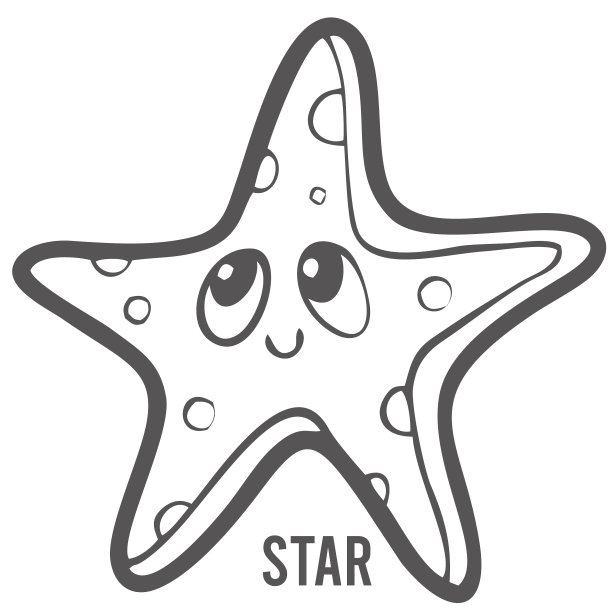 涂色页适合学龄前儿童学习图片下载