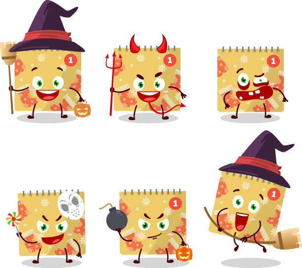 万圣节卡通表情图片下载