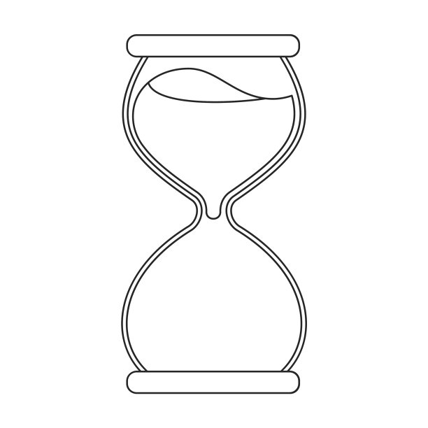 沙漏轮廓图标图片下载