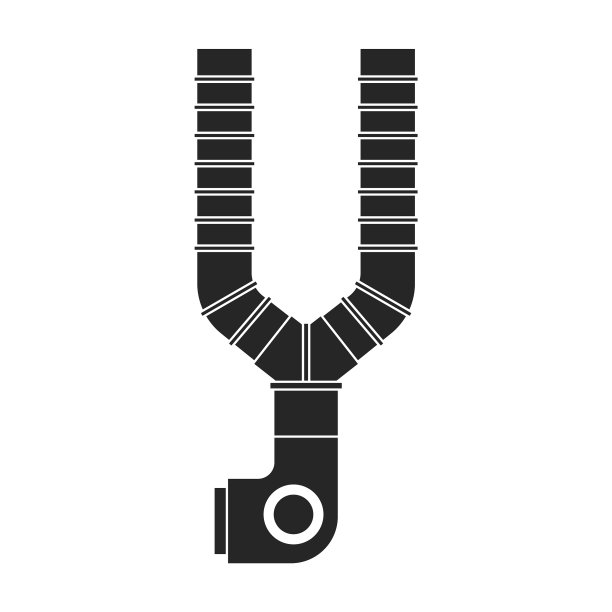 空气系统图标黑色图标隔离图片下载