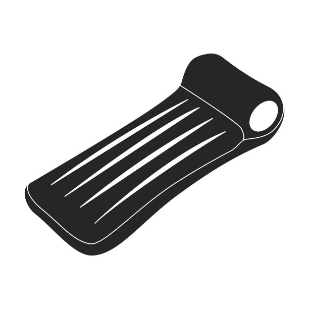 充气床垫图标黑色图标图片下载