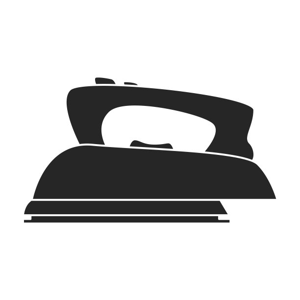 电熨斗图标黑色图标图片下载