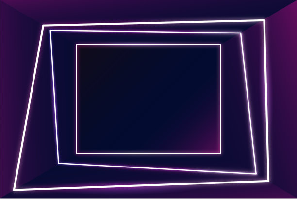 粉红霓虹灯框架图片下载