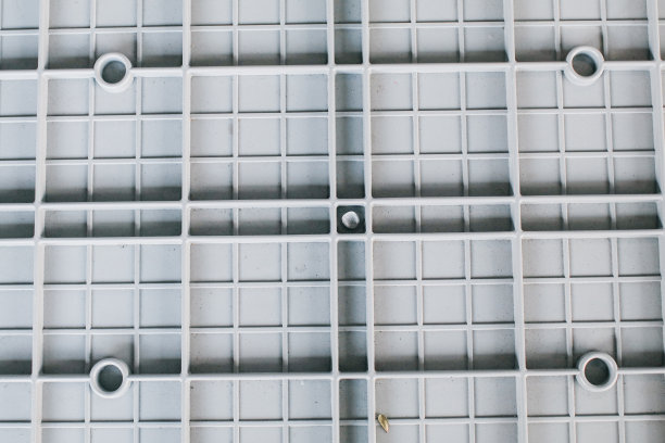 特写照片的一个灰色的塑料盒的墙纸和背景。图片下载