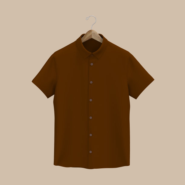 办公室短袖有领衬衫套装图片下载