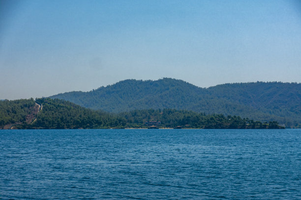 位于土耳其戈科娃湾的总统官邸图片下载