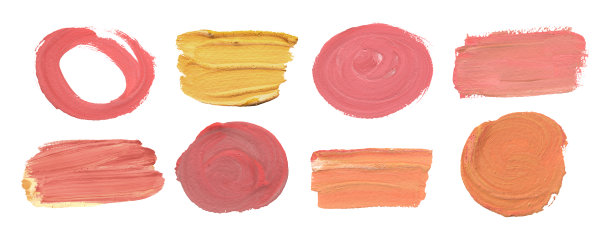 手绘颜料涂抹艺术横幅图片下载