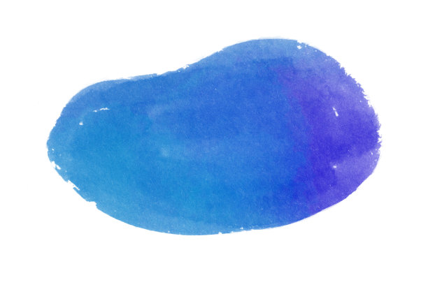 水彩手画液体形状旗帜图片下载