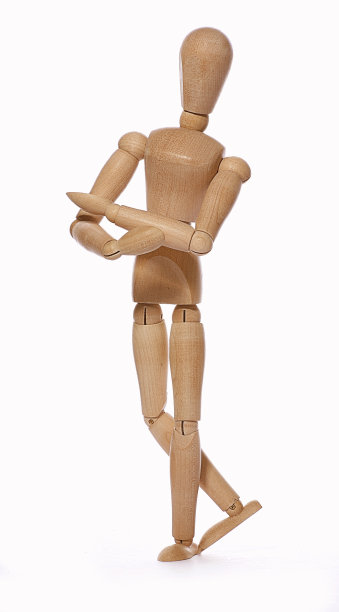 艺术家的木制模型图片下载