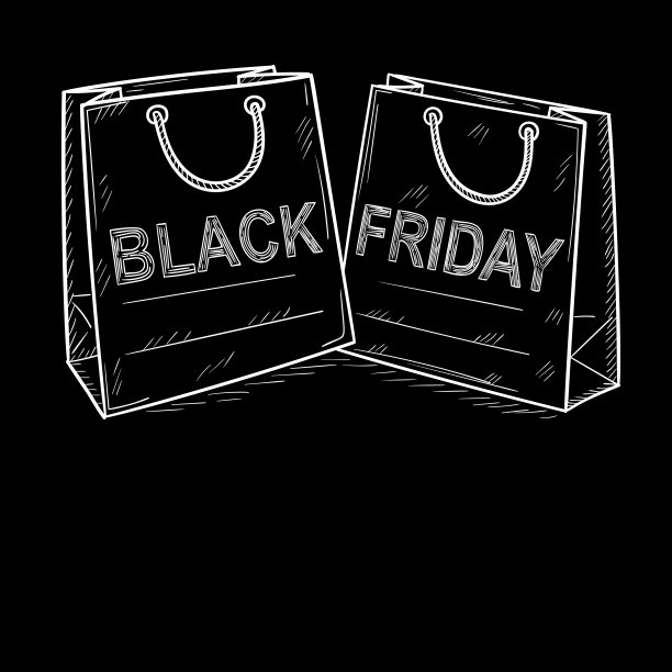 黑色星期五的广告模板。大减价的日子。图片下载