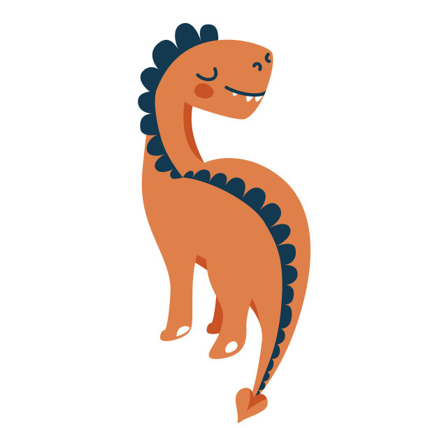 可爱调皮的恐龙宝宝霸王龙被隔离在白色背景下。卡通人物恐龙怪物的酷托儿所印图片下载