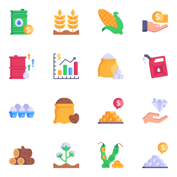 有机商品的平面图标图片下载