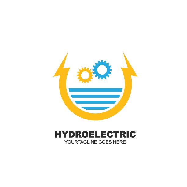 水电图标矢量插图概念图片下载