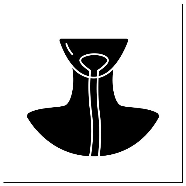 食道字形图标图片下载