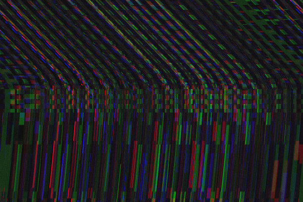 故障噪声电视宇宙背景旧屏幕错误数字像素噪声抽象设计。故障照片。电视信号失败。垃圾墙纸的技术问题。色彩斑斓的噪音图片下载