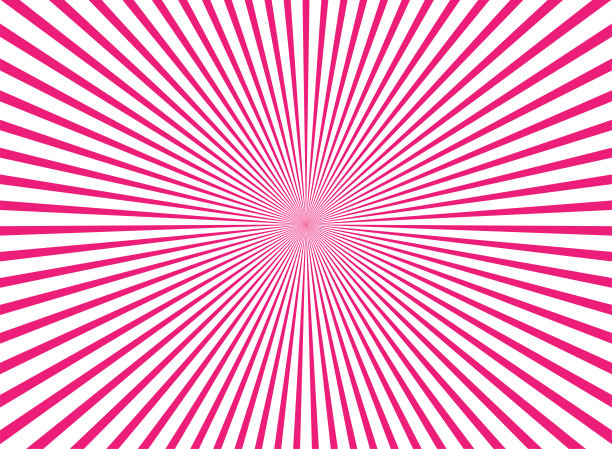 阳光水平背景。粉红色和白色爆发的背景。矢量插图。图片下载