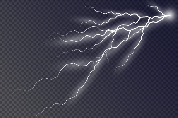 影响闪电和雷暴图片下载