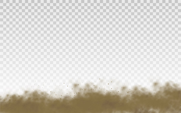 飞沙棕尘云风沙暴图片下载