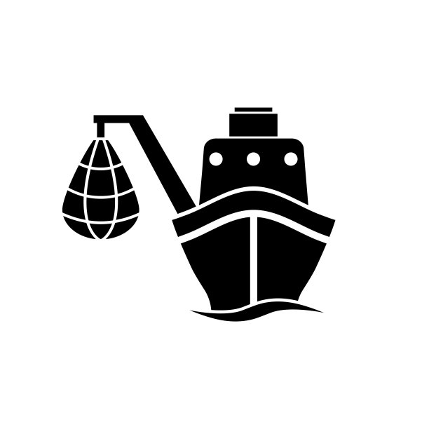 渔网图标，标志孤立在白色背景上图片下载