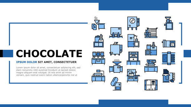 巧克力生产着陆联箱图片下载