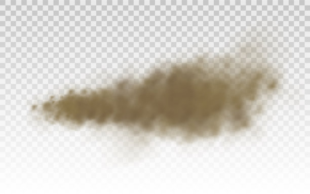 飞沙棕尘云风沙暴图片下载