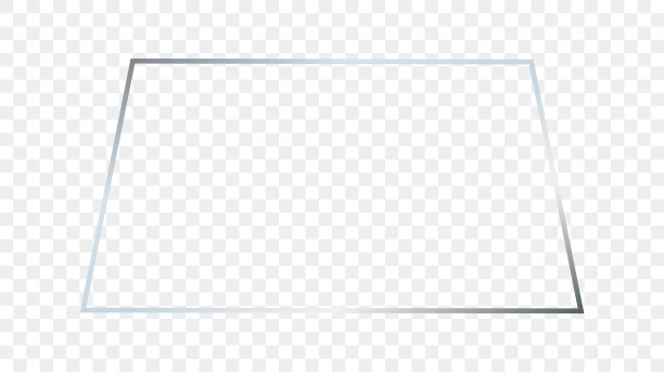 银光闪闪的梯形框架图片下载