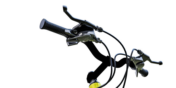 自行车孤立在白色背景图片下载