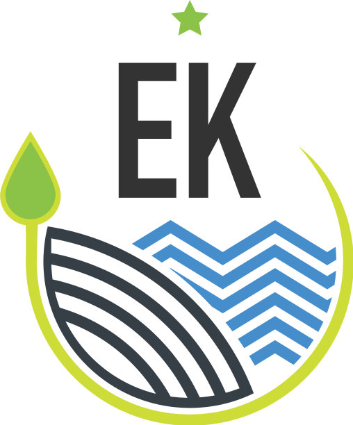 首字母ek自然创意设计模板图片下载