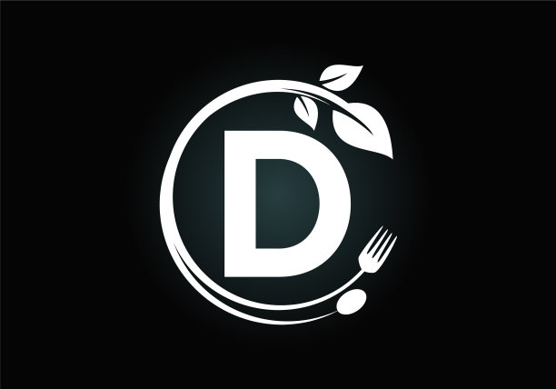 首字母组合字母用叉子，勺子和图片下载