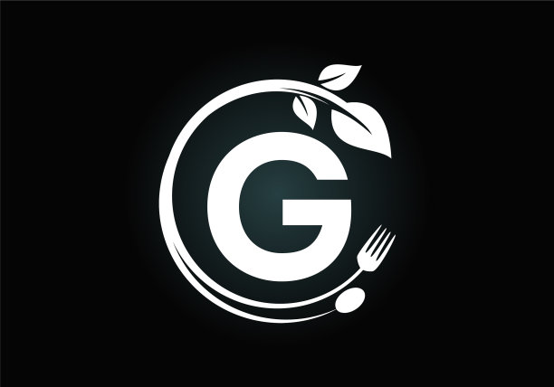 首字母组合字母用叉子，勺子和图片下载