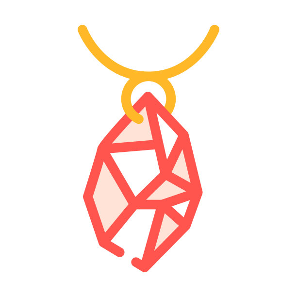 珠宝制作彩色图标矢量插图图片下载