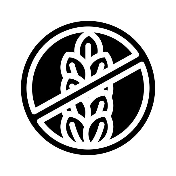 无麸质的Glyph图标矢量素材图片下载